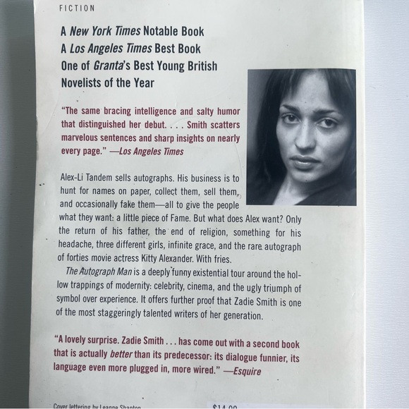 Zadie Smith “The Autograph Man” - Picture 5 of 7